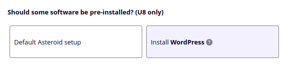 Dashboard Wordpress Preinstall